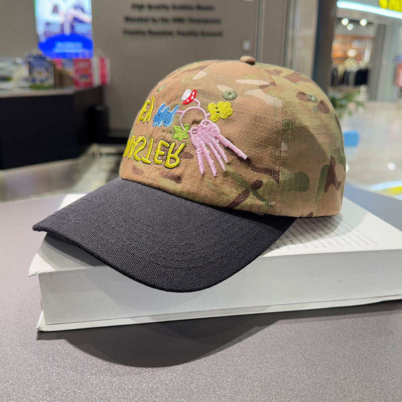 Unisex Brodert Camo Cap Skanto