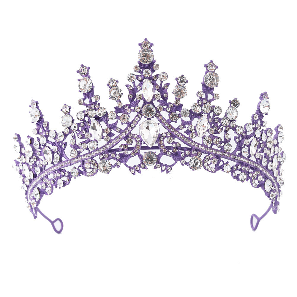 Dame Strass Tiara med glitrende edelstener Skanto