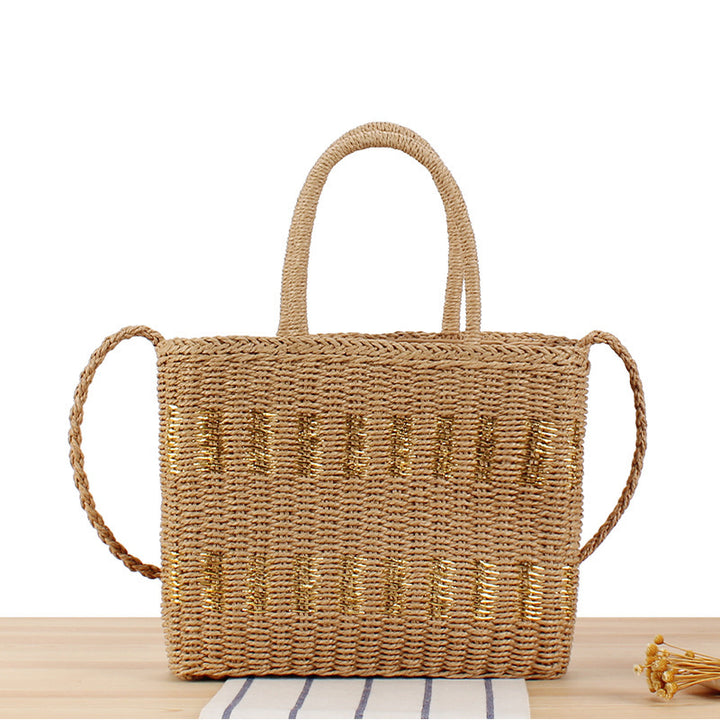 Hand-knotted basket bag Skanto