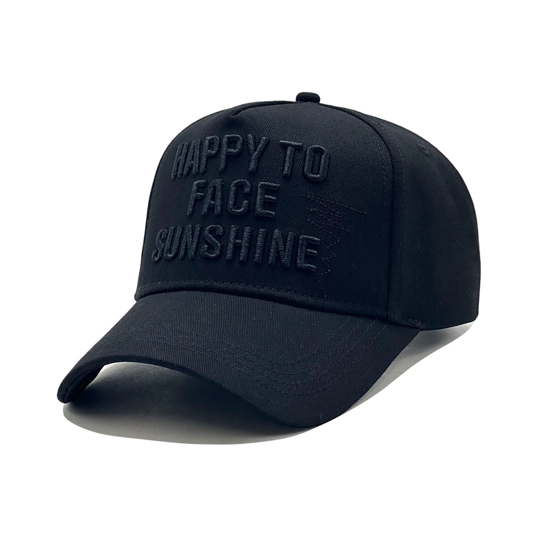 Dame motorisk caps med inspirerende tekst Skanto