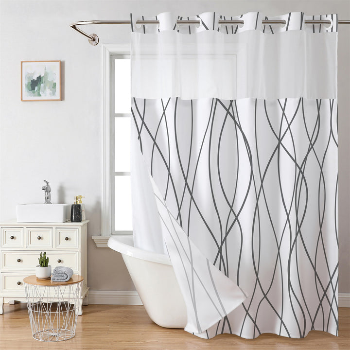 Luksuriøst Marmor Design Dusjforheng Skanto