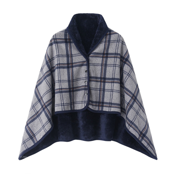 Dame Komfortabel Varmeholdende Poncho-Teppe Skanto