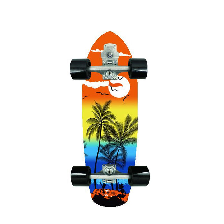 Retro-inspirert mini cruiser skateboard Skanto