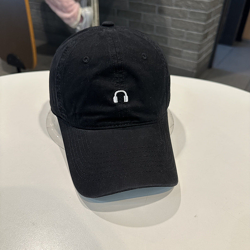 Unisex bomull twill caps med unik musikk emblem Skanto