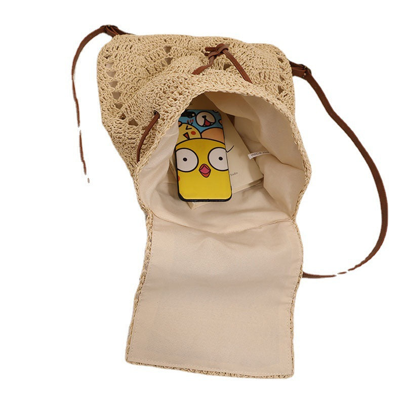 Backpack Bag Made of Handmade Natural Material Skanto