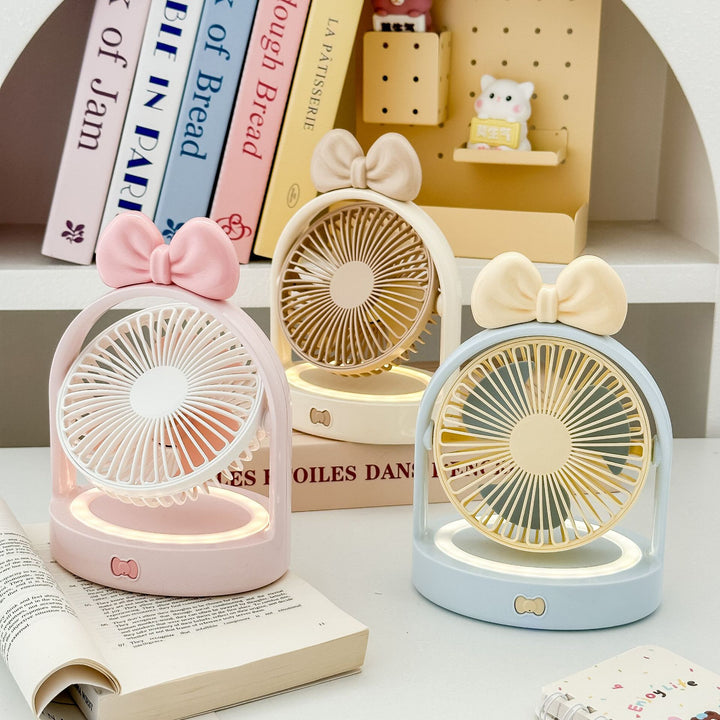 Unisex Bærbar Mini-Vifte i elegant Blomdesign Skanto