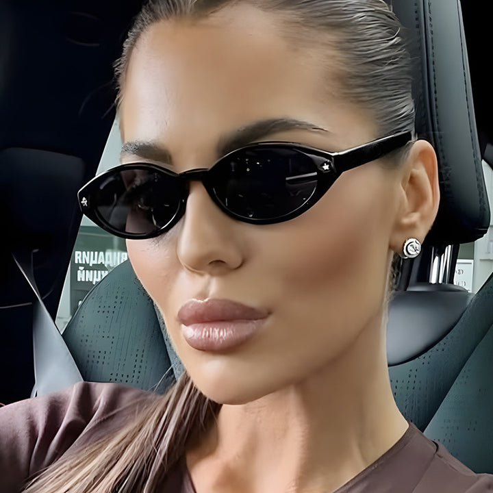 Women's Cat-Eye Sunglasses with Elegant Carrying Case Design Skanto