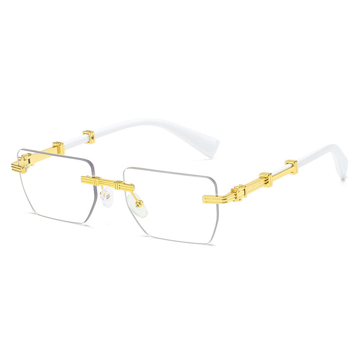 Dame Geometrisk Solbrille Skanto