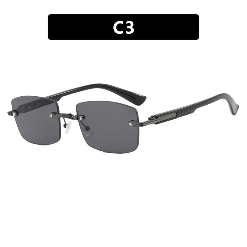 Women's square sunglasses with wood frame and gradient lenses Skanto