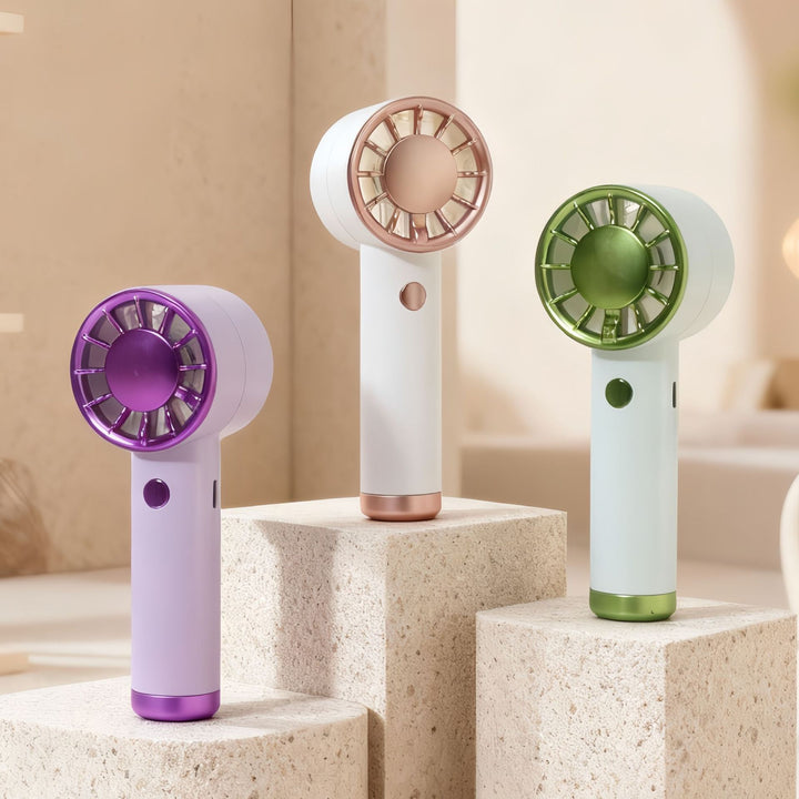Dame Bærbar Håndvifte med USB-ladefunksjon og ergonomisk design Skanto
