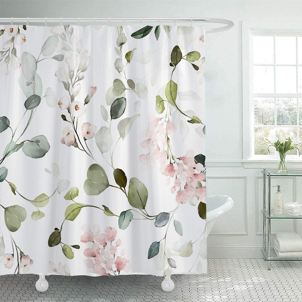Blomsterprydet Dusjforheng Skanto