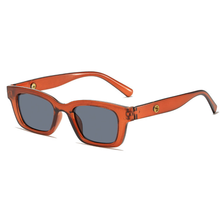 Dame trendy kvadratisk solbrille Skanto