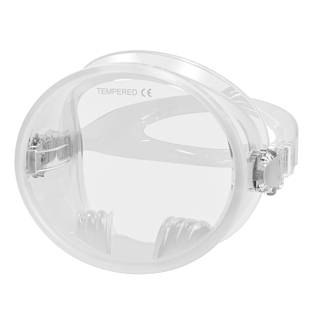 Svømme maske med ergonomisk silikontetning ring Skanto