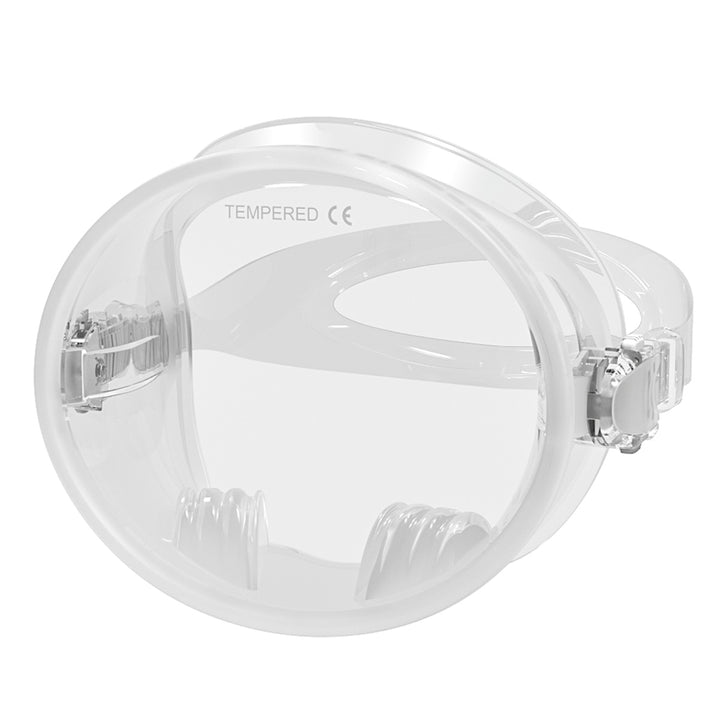 Svømme maske med ergonomisk silikontetning ring Skanto