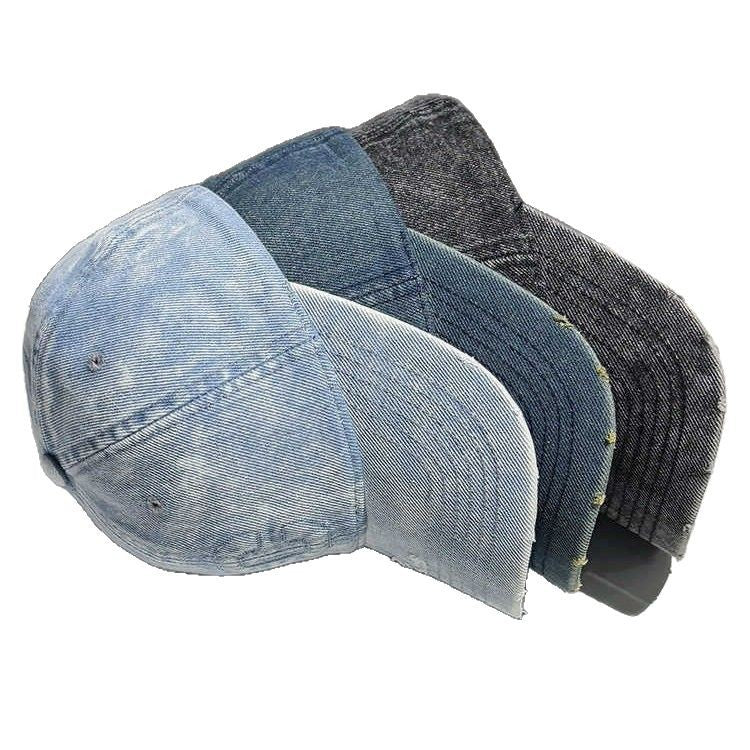 Herre Slitt Denim Baseball Caps Skanto 1784188308