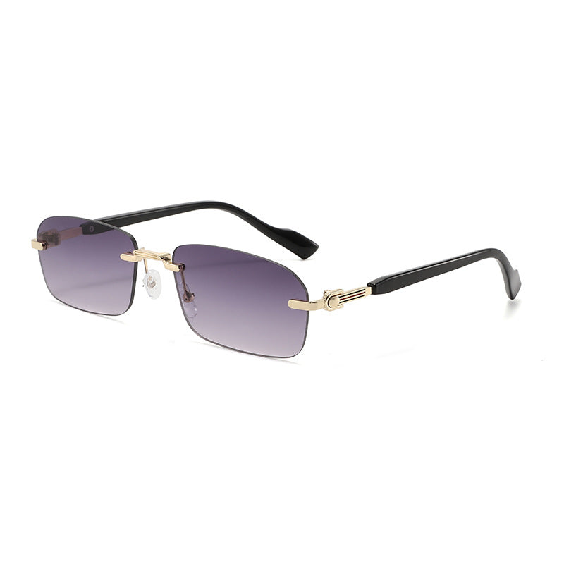 Men's Sleek Geometric Frame Sunglasses Skanto