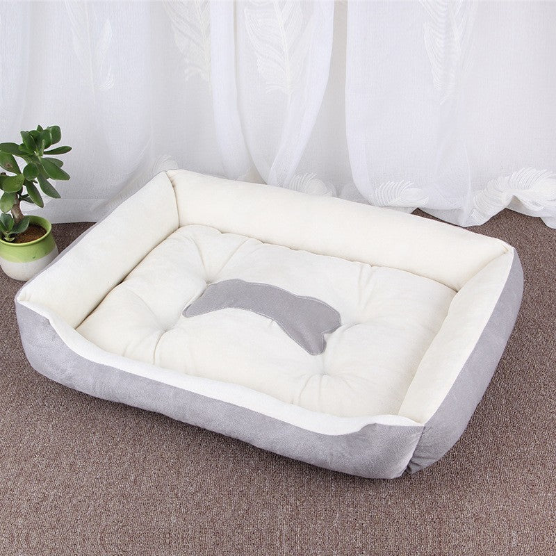 Plush ortopedisk hundeseng