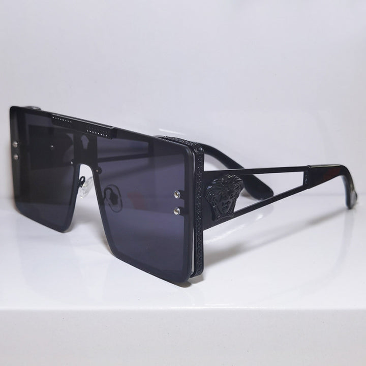 Dame oversized luksuriøs solbrille med filigran designelement Skanto