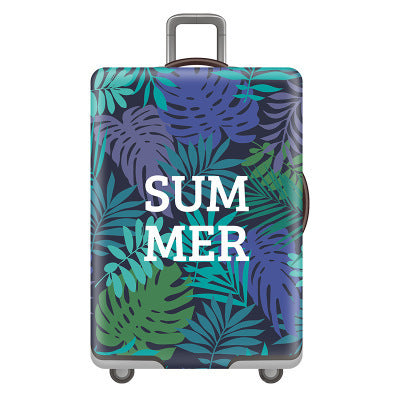 Tropisk Bladtrykk Hard Sackle Koffert Skanto