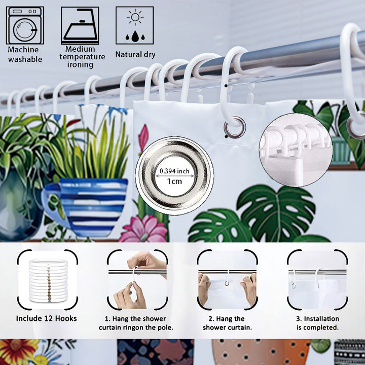 Digital Bow Pattern Badkamer Dekor Sett Skanto