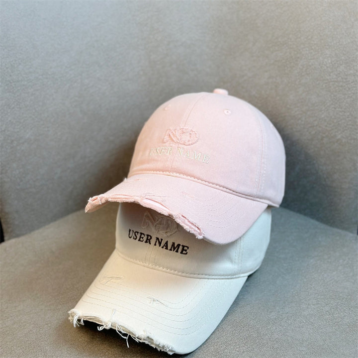 Kvinne Slitt Fritid Justerbar Baseball Cap Skanto