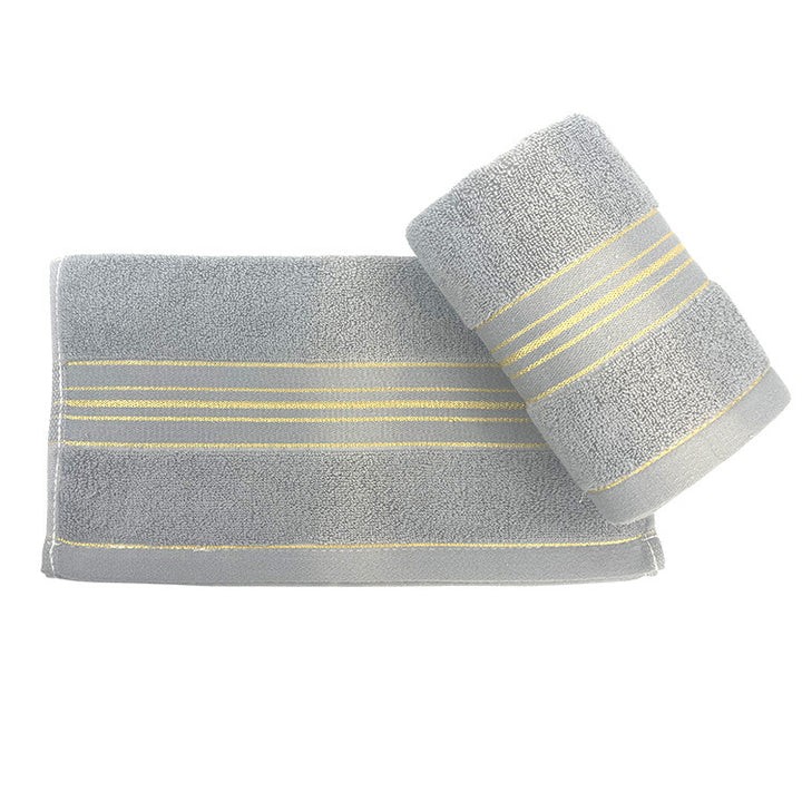 Frottee-Håndkle-sett med elegant stripemønster Skanto