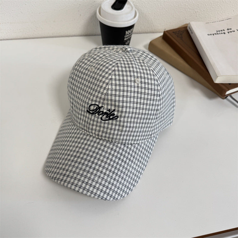Herre Casual Rutet Baseball Caps Skanto