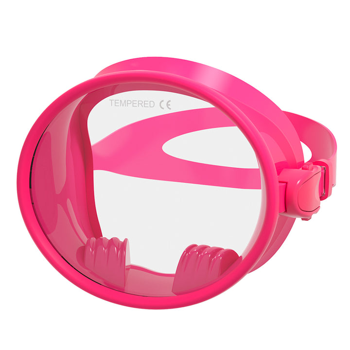 Svømme maske med ergonomisk silikontetning ring Skanto