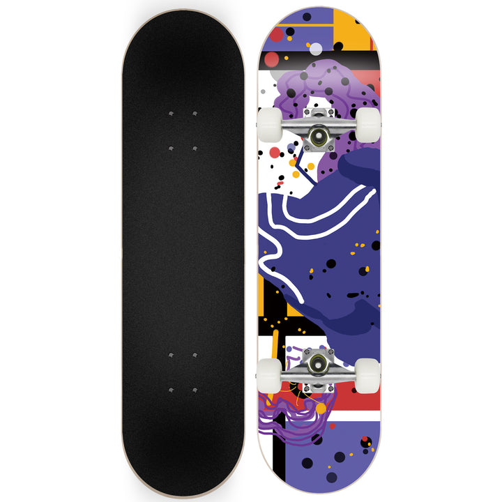 Skateboard med Galaxy Design Skanto