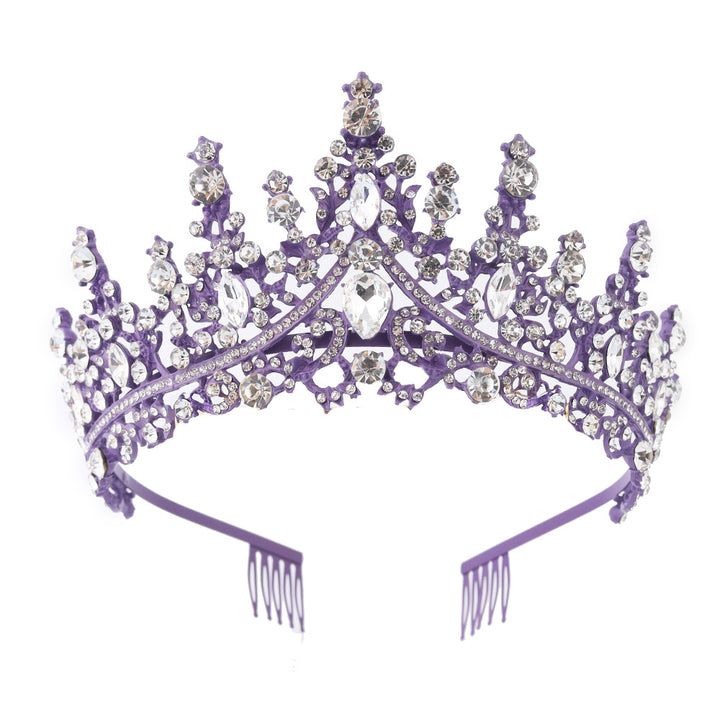 Dame Strass Tiara med glitrende edelstener Skanto