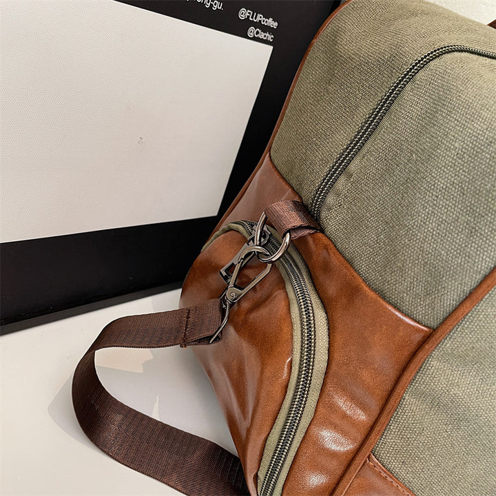 Herre slitesterk canvas reiseveske Skanto