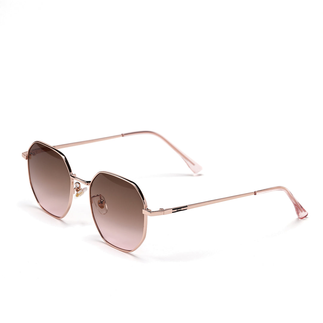 Dame moteriktig solbrille med oval ramme og polarisert glass Skanto