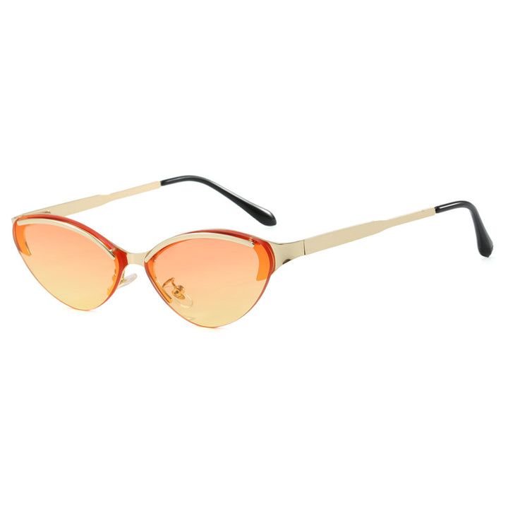 Dame Cat-Eye solbriller med elegant ramme og UV-beskyttelse Skanto