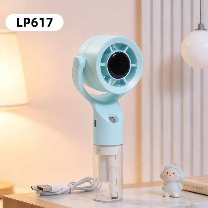 Damer bærbar sprayvifte med USB-ladefunksjon og ergonomisk design Skanto