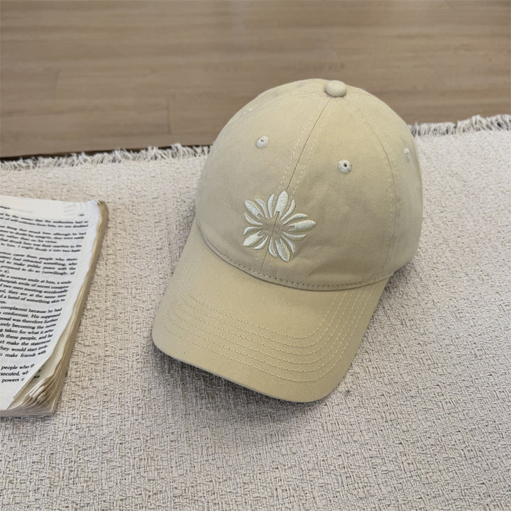 Kvinne Floral Brodert Baseball Cap Skanto