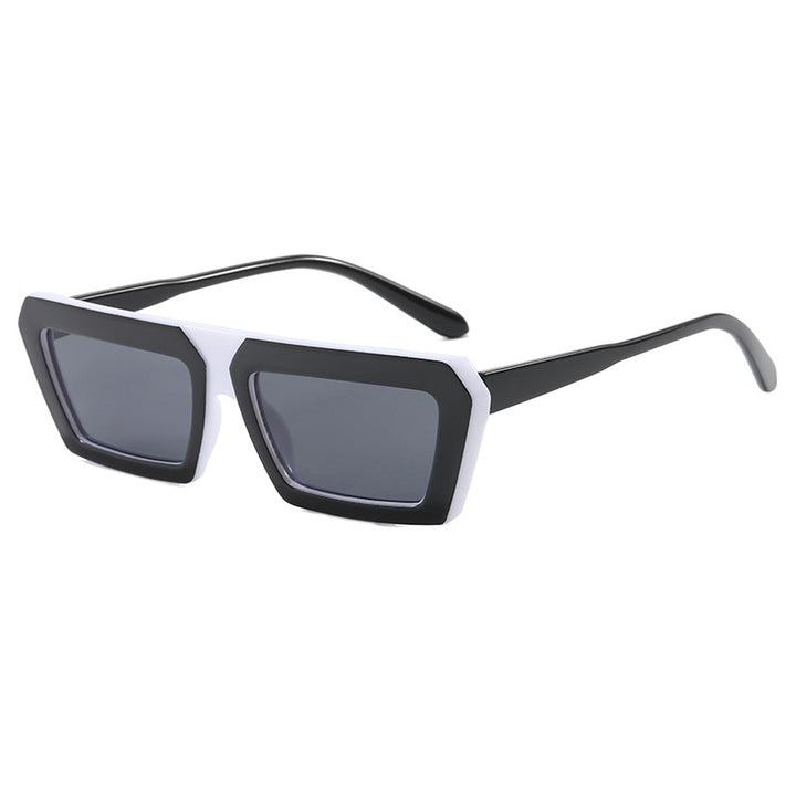 Dame geometrisk solbrille i trendy design Skanto
