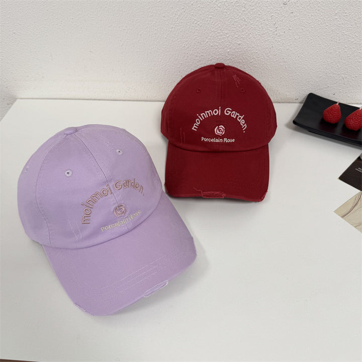 Kvinnenes broderte casual solbeskyttelseshatt Skanto