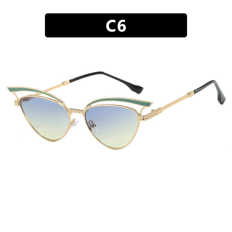 Women's Cat-Eye Glasses with Filigree Design Element Skanto