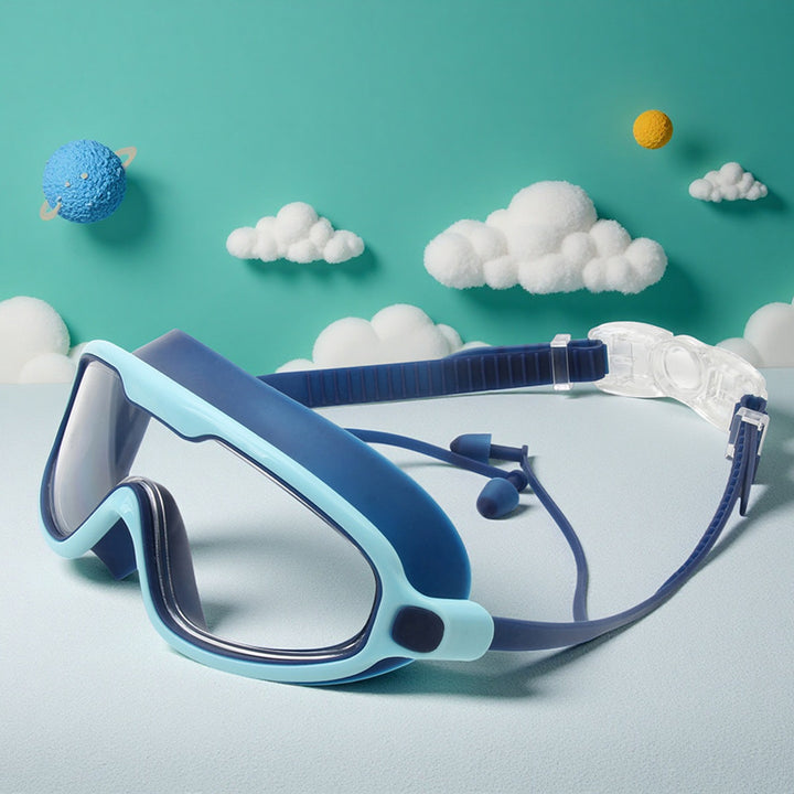 Vanntett svømmebrille med justerbar nesestykket Skanto