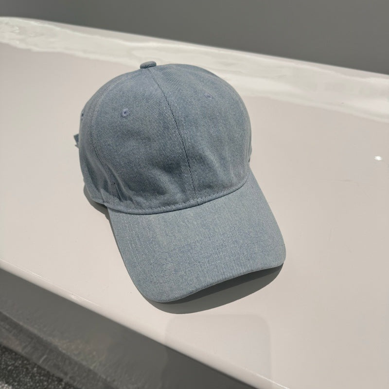 Klassisk justerbar denim baseballcaps for kvinner Skanto
