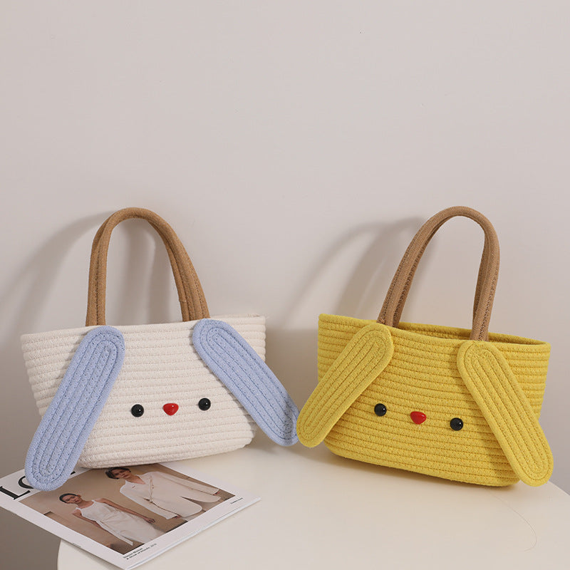 Playful fabric bag with animal motif Skanto