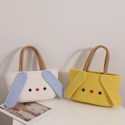 Playful fabric bag with animal motif Skanto