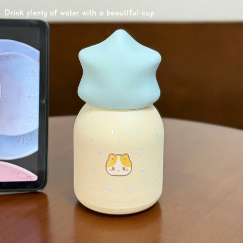Damen Isoliertrinkflasche mit kreativem Sternverschluss Skanto