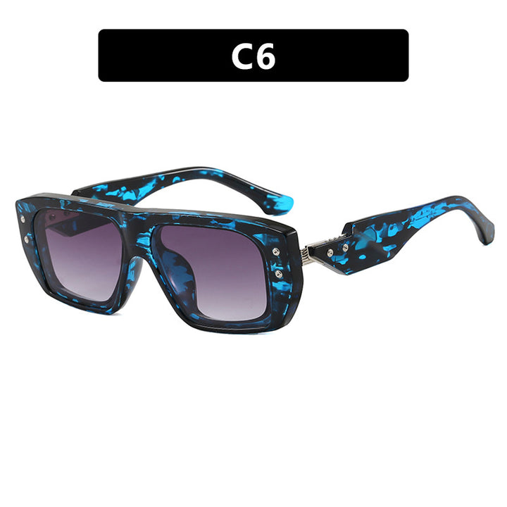 Women's fashion square glasses with multi-colored transparent frame Skanto