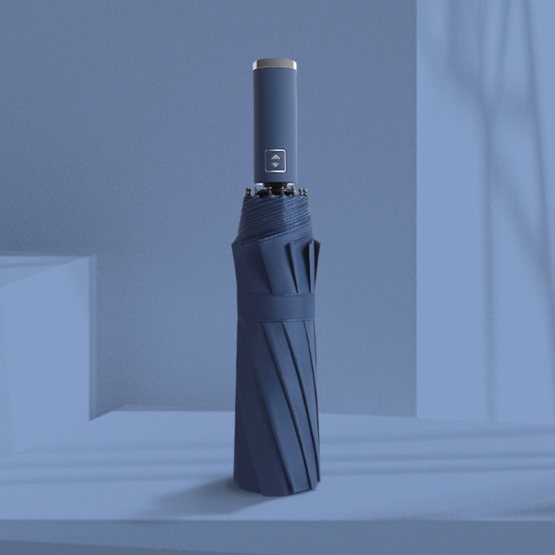 Kvinnes Foldbar Paraply med Robust Ramme og UV Beskyttelse Skanto