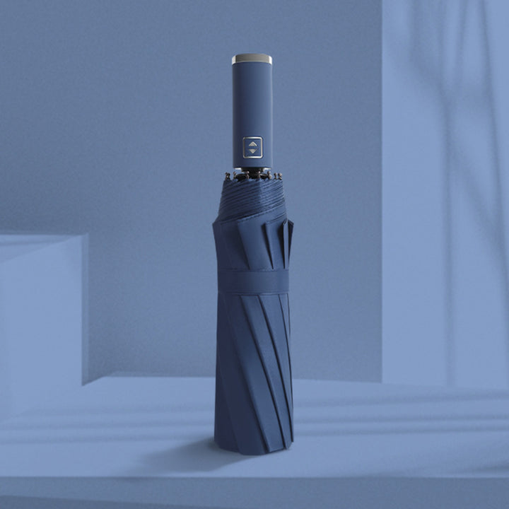 Kvinnes Foldbar Paraply med Robust Ramme og UV Beskyttelse Skanto