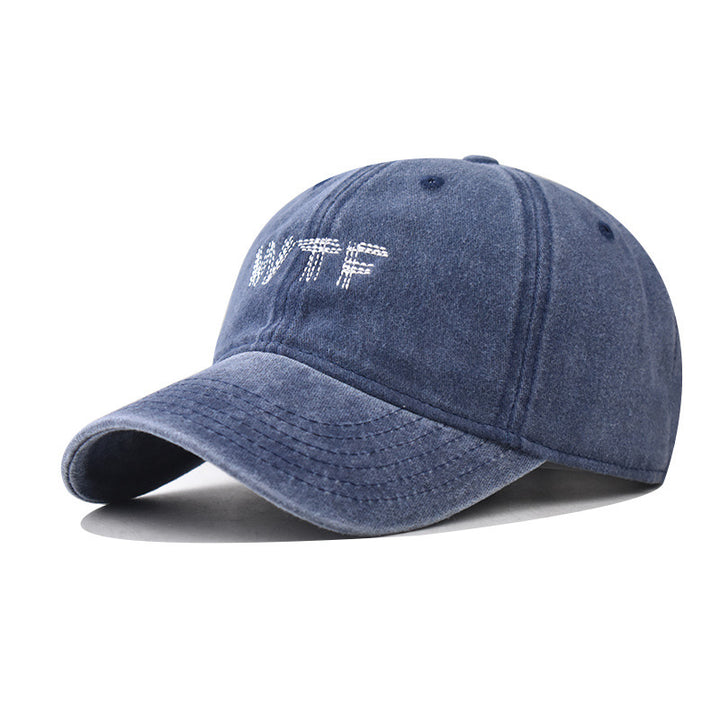 Kvinne Casual Slitt Denim Baseball Caps Skanto