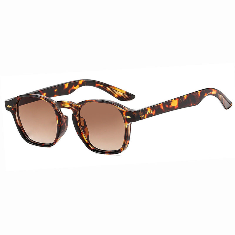 Women's fashionable rectangular glasses with transparent frame Skanto