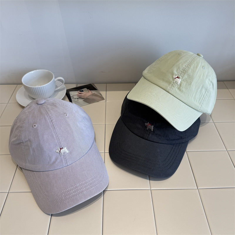 Kvinne Casual Vasket Bomull Baseball Cap Skanto