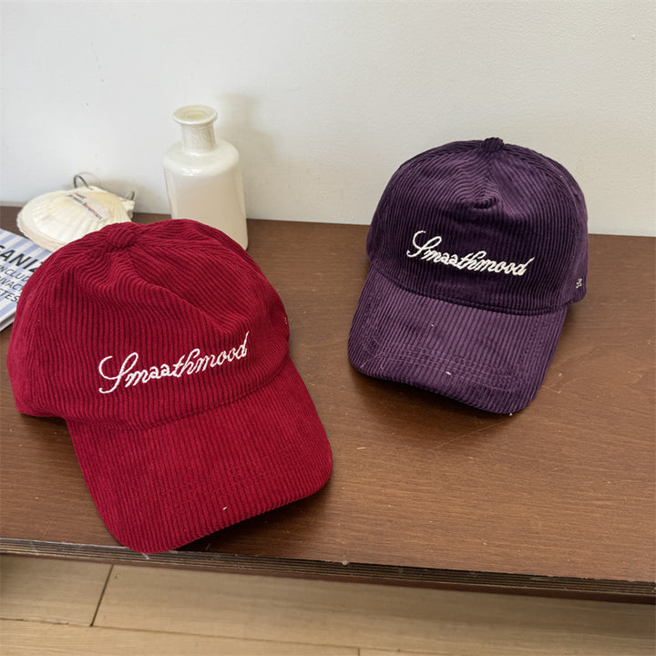 Kvinnenes Fløyelsaktige Teksturerte Baseballcaps Skanto